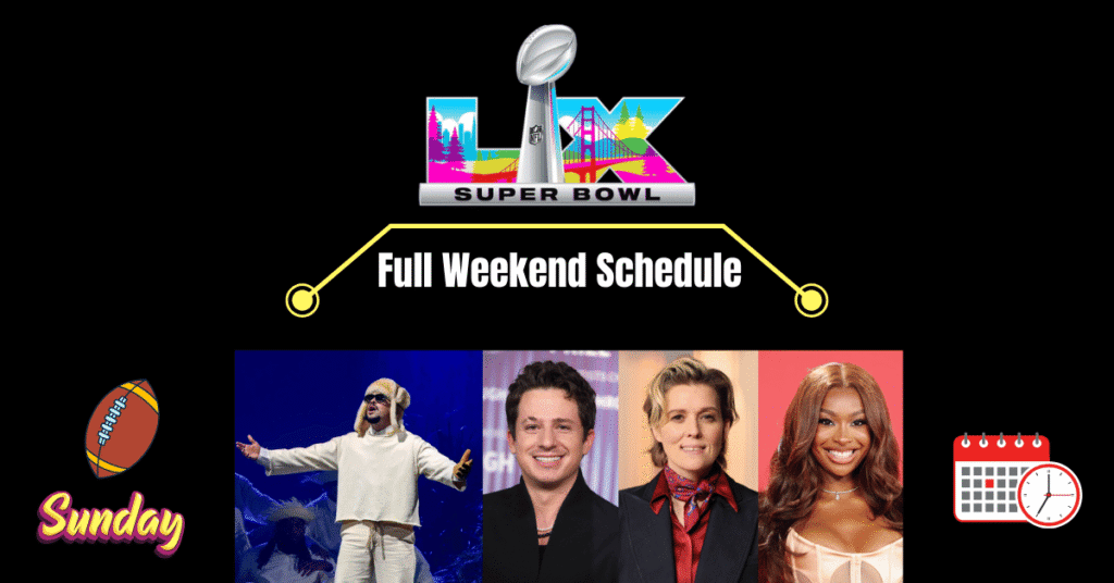 Super Bowl 2026 Schedule