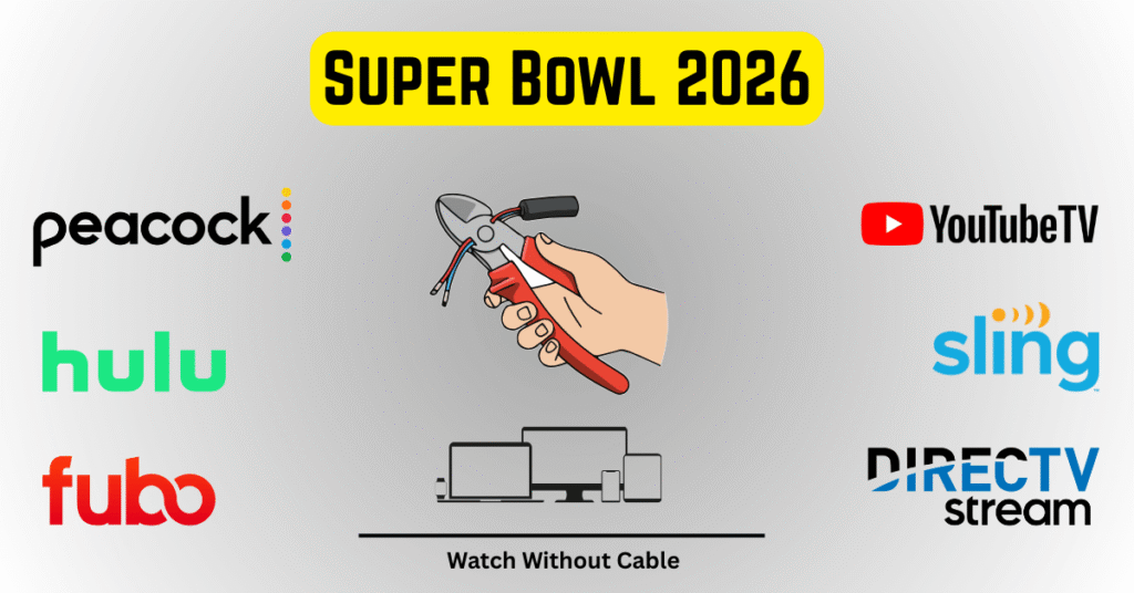 Watch Super Bowl 2026 without cable